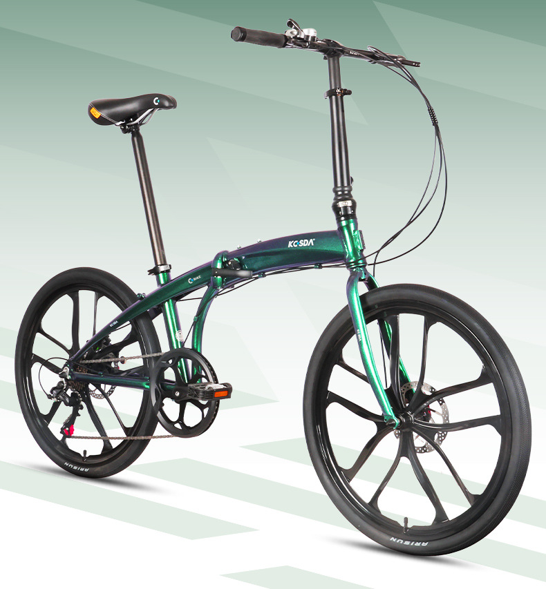 Commuter Biking - 24-calowy, ultralekki, składany rower miejski z