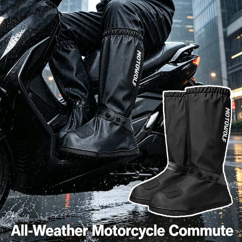 Cycling Commute Shoes - Ochraniacze na buty przeciwdeszczowe do użytku