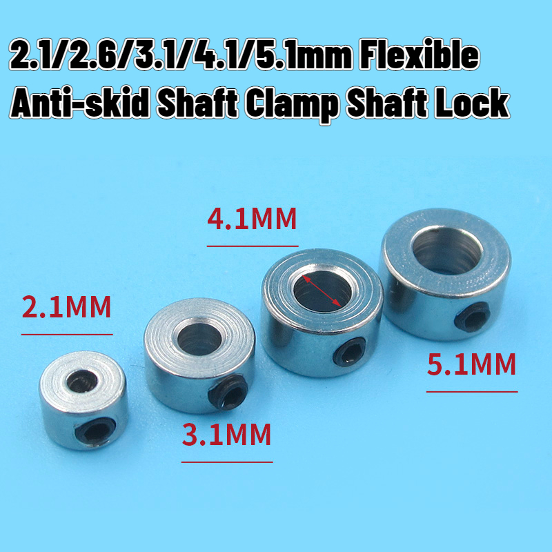 Cable Lock Flexible - 5 szt. Metalowa blokada 2.1mm/2.6mm/3.1mm/4.1mm/5.1mm z