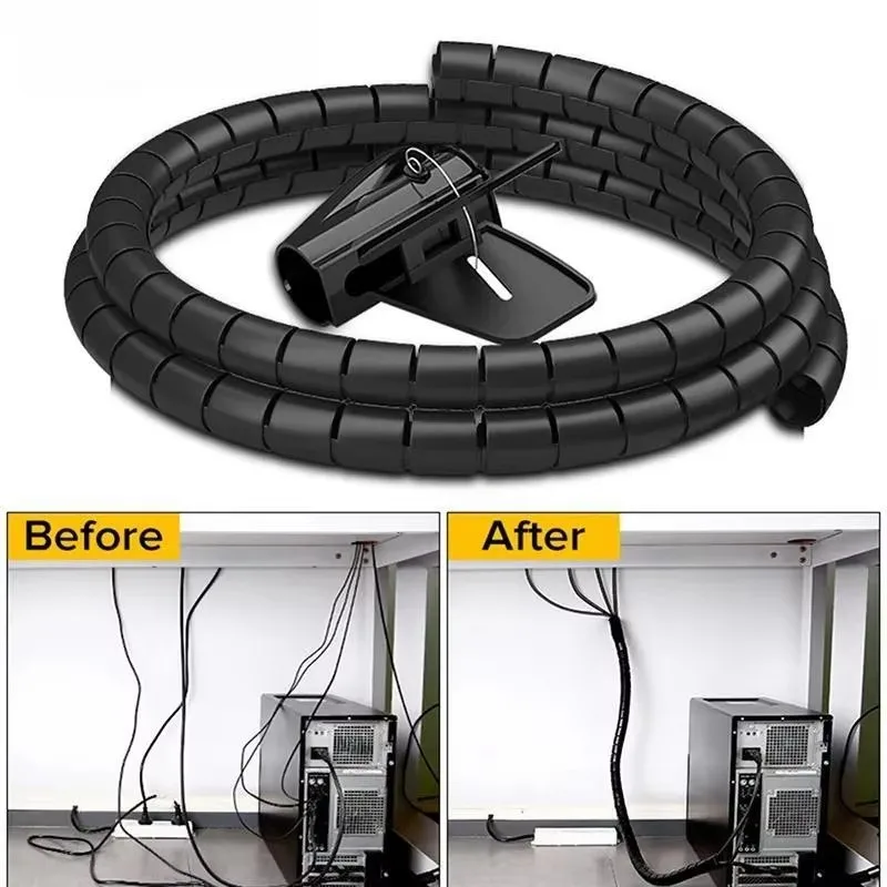 Cable Lock Flexible - 2M/1M 16mm/10mm Organizer kabli Narzędzia do