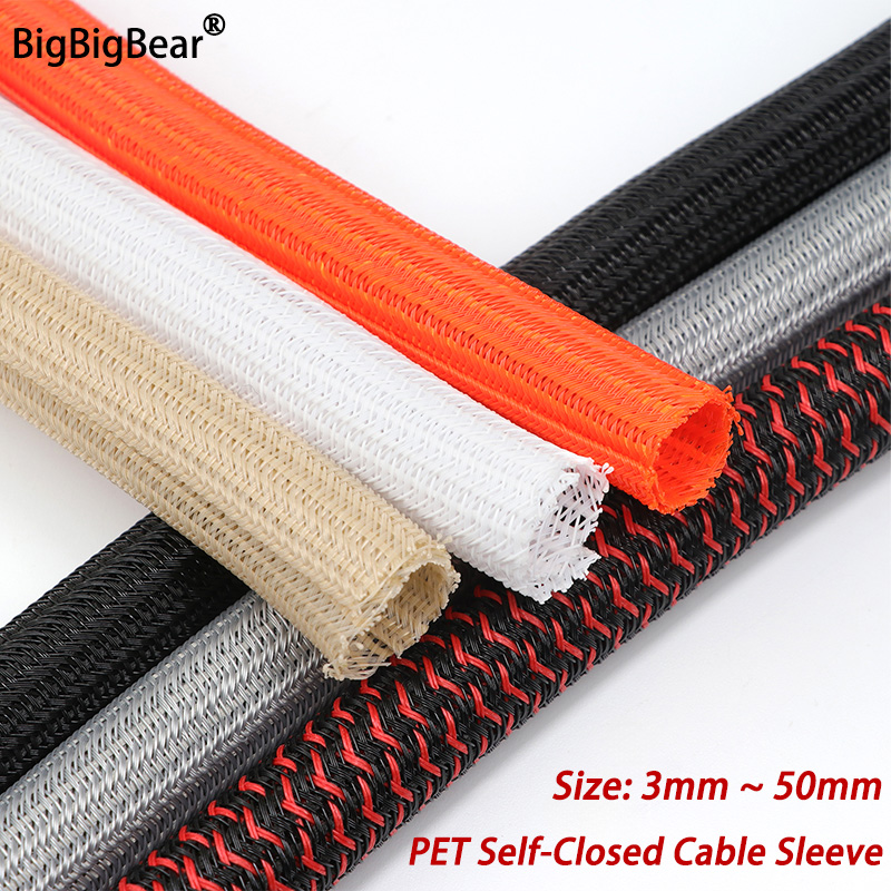 Cable Lock Flexible - Rękaw kablowy PET samozaciskowy 3/5/10m, 3mm-50mm,