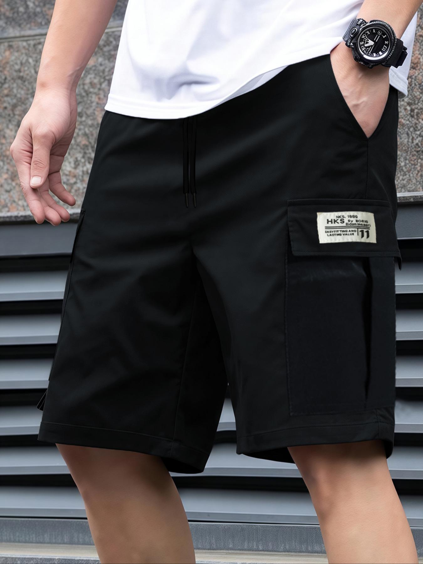 Cycling Shorts For Commute - Męskie gładkie sportowe szorty codzienne, przyjazny