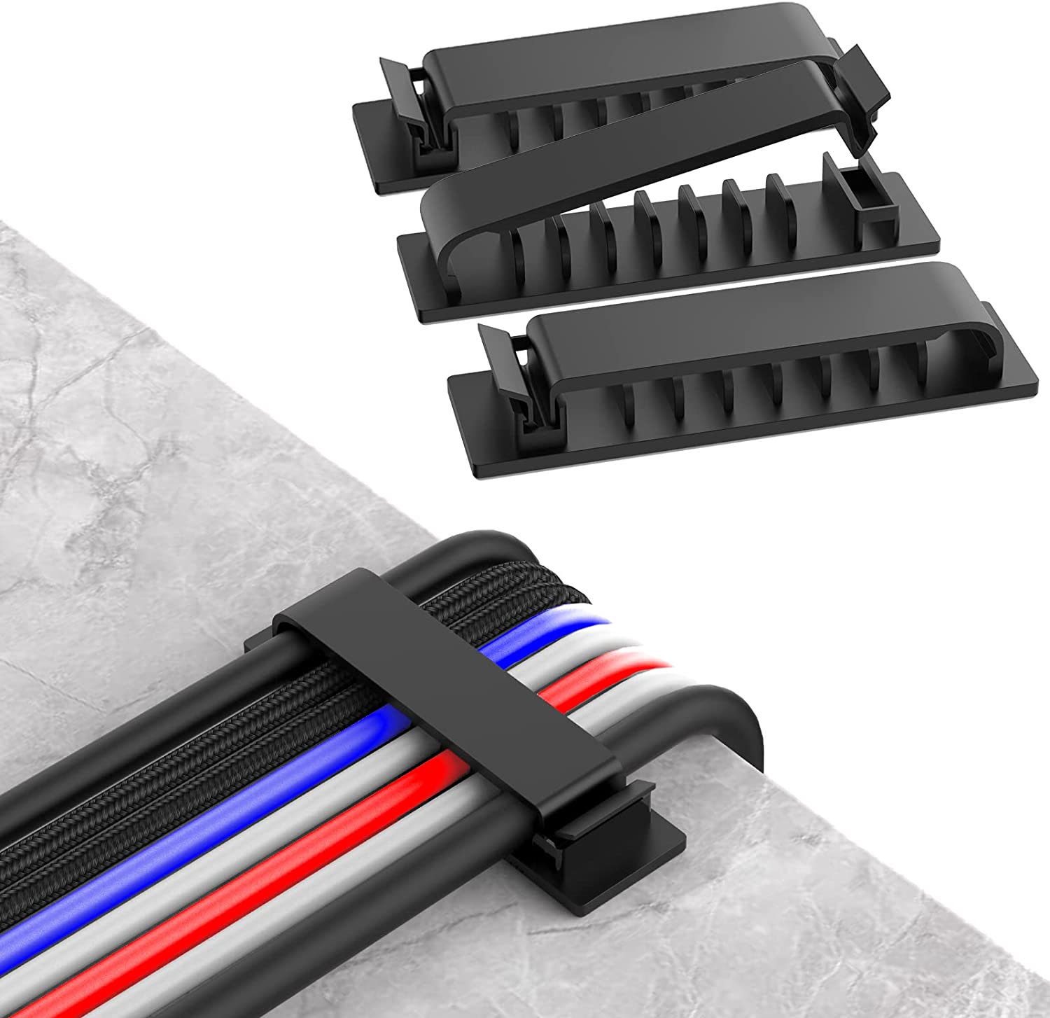 Cable Lock Flexible - Organizer kabli, uchwyt na przewody, elastyczny