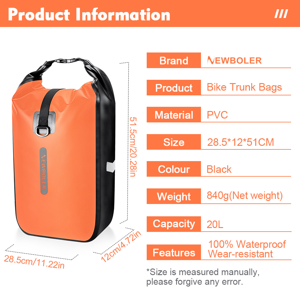NEWBOLER 10L 20L Wodoodporna T – Cycling Commuter Backpack Waterproof recenzja i cena