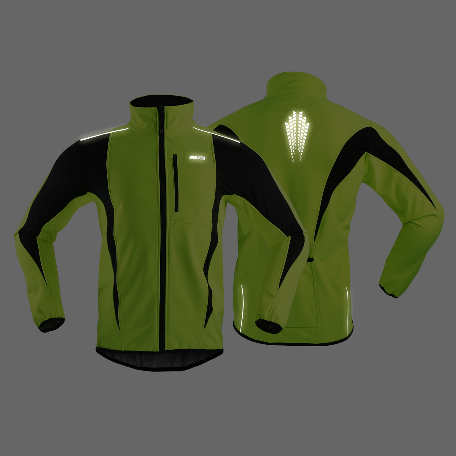 ARSUXEO Męska zimowa kurtka ro – Cycling Commuter Jacket recenzja i cena