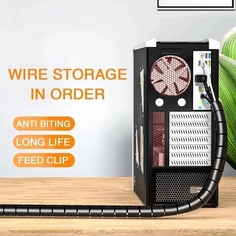 2M/1M 16mm/10mm Organizer kabl – Cable Lock Flexible recenzja i cena
